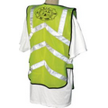 5-Point Break Mesh Fluorescent Lime Safety Vest Rx